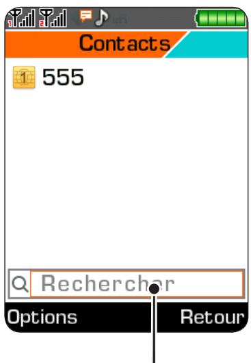 TELEFUNKEN TM28.1 CLASSY - Utilisation du carnet d'adresses (Contacts) - 4