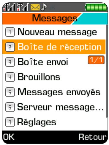 TELEFUNKEN TM28.1 CLASSY - Envoi de messages texte ou multimédia (SMS ou MMS) - 3