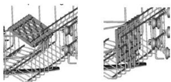 VEDETTE VFH291W - Rabatte les supports-tasses - 1