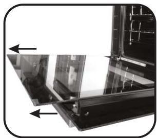 CANDY FXE6950X - CLEANING THE DOOR GLASS - 6