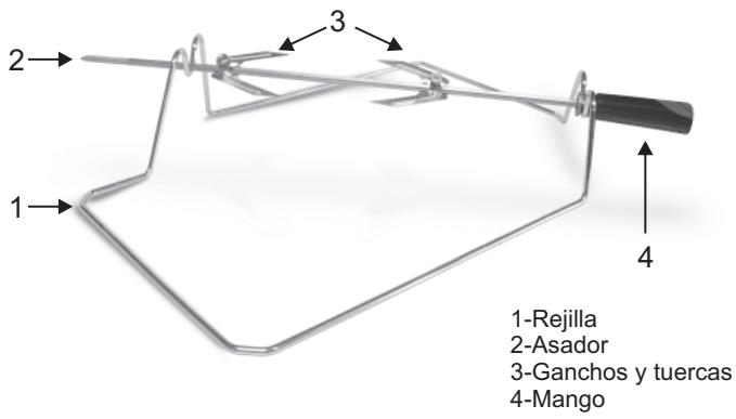 CANDY FXE6950X - ASADOR (DEPENDE DEL MODELO) - 1