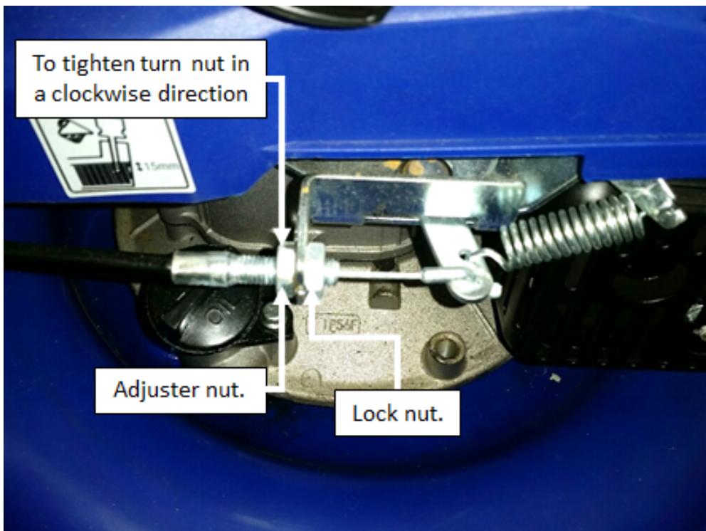 HYUNDAI HYM43SP - Adjusting Operator Presence Lever (OPC). - 1