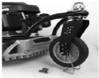 HYUNDAI HTDT561RP  -  POWER HTDT561RP - 2) Réglage de la hauteur roue avant - 6