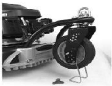 HYUNDAI HTDT561RP  -  POWER HTDT561RP - 2) Réglage de la hauteur roue avant - 4