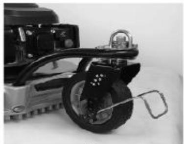 HYUNDAI HTDT561RP  -  POWER HTDT561RP - 2) Réglage de la hauteur roue avant - 2