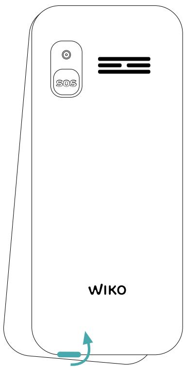 WIKO F200 - \~ Insercao dos cartoes SIM - 2 SIM - 1