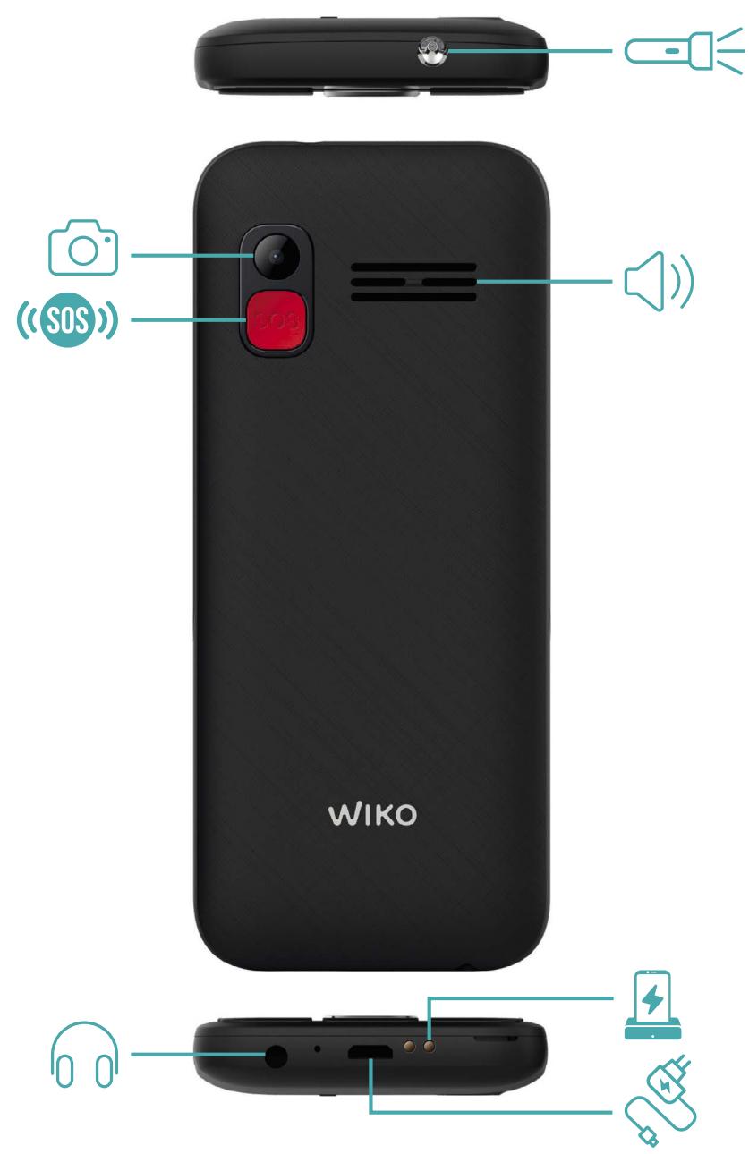 WIKO F200 - Contenu du coffret : - 1