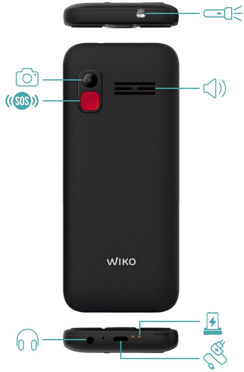 WIKO F200 - Componenti del disposativo - 1