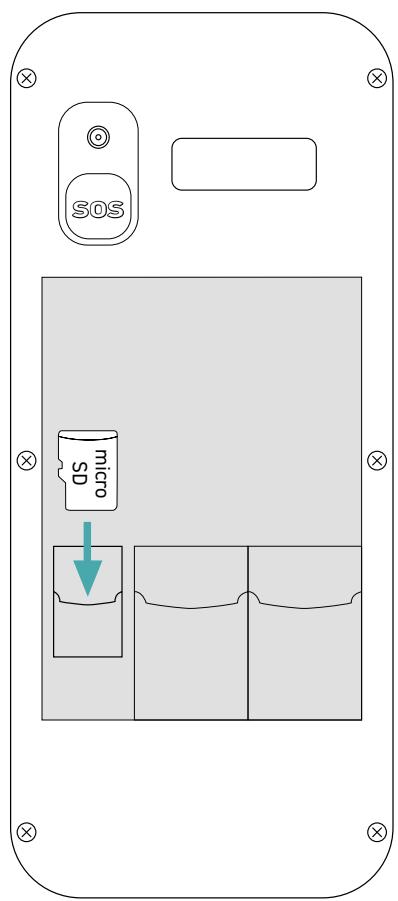 WIKO F200 - Installazione della Micro SD - 1