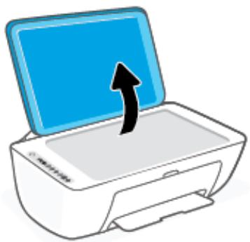 HP WIDE VISION HD - Positionnement d'un original sur la vitre du scanner - 1