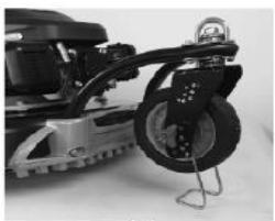 HYUNDAI HTDT561BSRP  -  HTDT561ES - 2) Réglage de la hauteur roue avant - 3