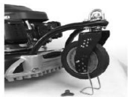 HYUNDAI HTDT561BSRP  -  HTDT561ES - 2) Réglage de la hauteur roue avant - 4