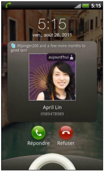 HTC RHYME - Répondre à un appel - 1