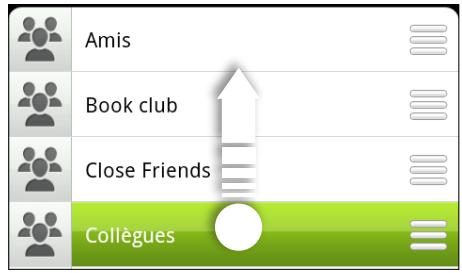 HTC RHYME - Organiser vos groupes de contacts - 1