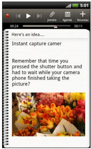 HTC RHYME - Relire une note - 1