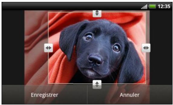 HTC RHYME - Rogner une photo - 1