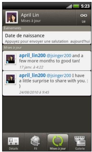 HTC RHYME - Facebook pour HTC sense - 1