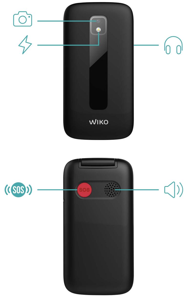 WIKO F300 LS - Contudo da embalagem: - 2