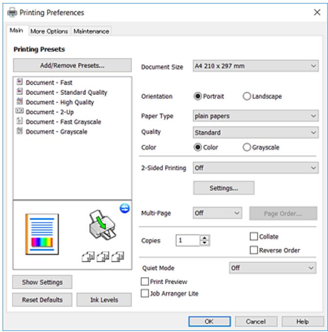EPSON ECOTANK ET-2711 - Remarque: - 1
