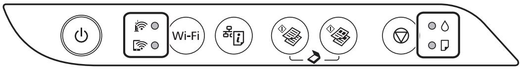 EPSON ECOTANK ET-2711 - Statuts des voyants et de l'imprimante - 1