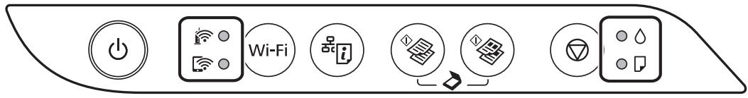EPSON ECOTANK ET-2711 - Statuts des voyants et de l'imprimante - 1