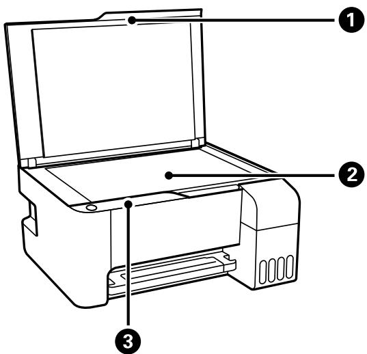 EPSON ECOTANK ET-2711 - Nom et fonction des pièces - 2