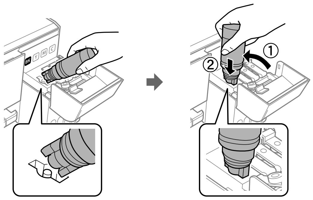 EPSON ECOTANK ET-2711 - Remplissage des réservoirs d'encre - 1