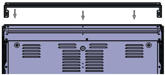 FRIGIDAIRE CGIH3047VF - Instructions de fixation de l'entretoise : - 2