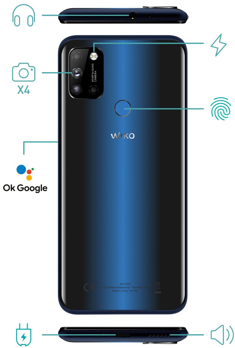 WIKO VIEW5 - Beschreibung Ihres Gerätes - 1