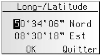 VDO DAYTON MS 4200 RS - Saisie destination par le biais de Long/-Latitude - 1