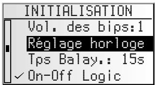 VDO DAYTON MS 4200 RS - Menu « INITIALISATION » - 1