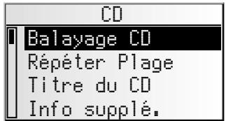 VDO DAYTON MS 4200 RS - Menu « CD » - 1