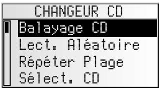 VDO DAYTON MS 4200 RS - Menu « CHANGEUR CD » - 1