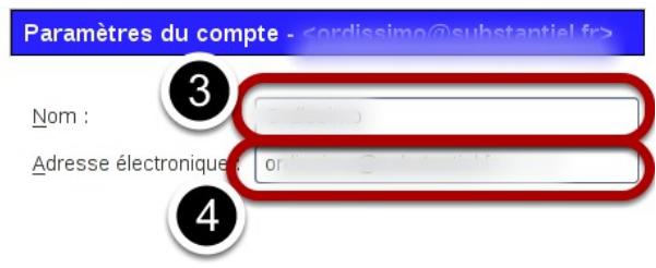 ORDISSIMO LE NUMERO 2 - Paramètre du compte - 2