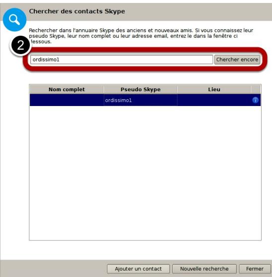 ORDISSIMO LE NUMERO 2 - Rechercher dans l'annuaire Skype - 2