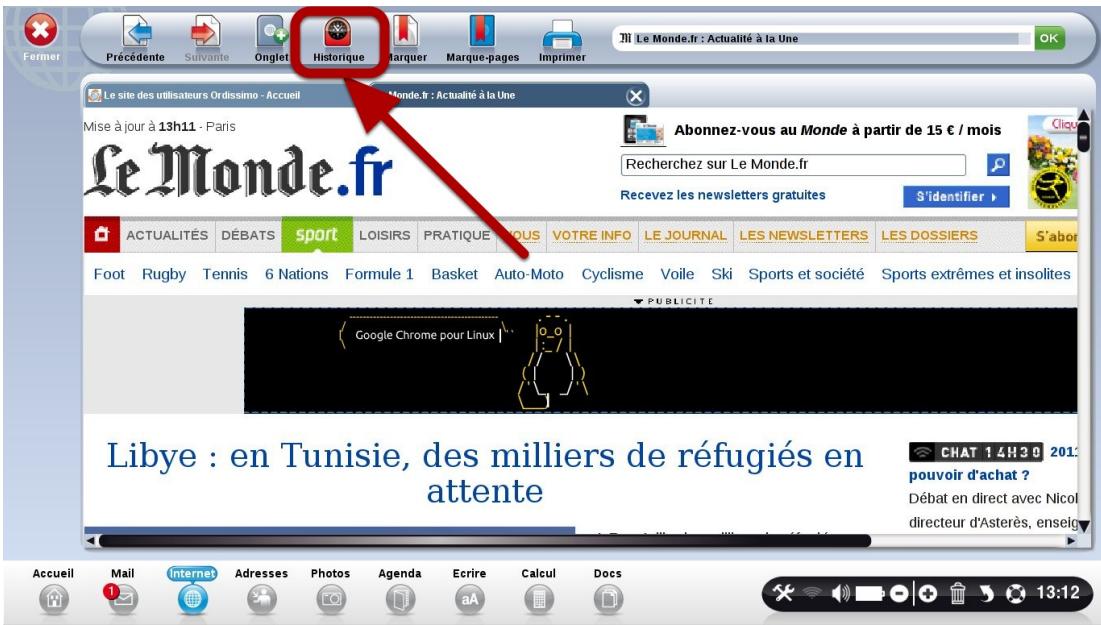 ORDISSIMO LE NUMERO 2 - Historique Navigation Internet - 1
