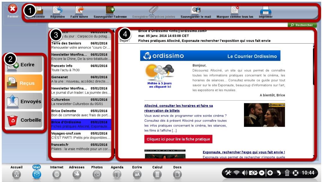 ORDISSIMO LE NUMERO 2 - "Mail": Mail RECUS - 1