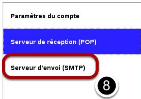 ORDISSIMO LE NUMERO 2 - Réglages Serveur de réception Entrant : POP - 1
