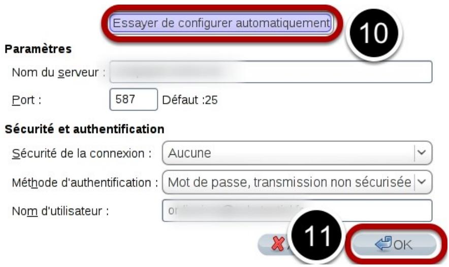ORDISSIMO LE NUMERO 2 - Détail réglages SMTP - 1