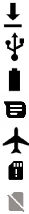 WIKO VIEW4 LITE - Iconos de notifications en la barra de estado - 15