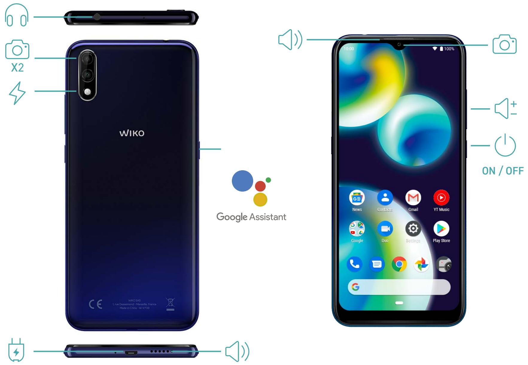 WIKO VIEW4 LITE - Getting to Know Your Phone - 1