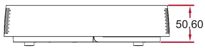 VIEWSONIC M2 - Dimensions du projecteur - 2