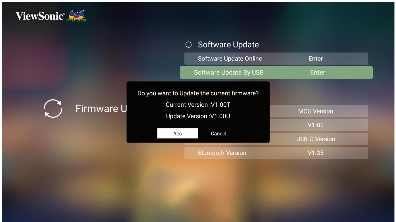 VIEWSONIC M2 - Mise à jour du firmware par USB - 1