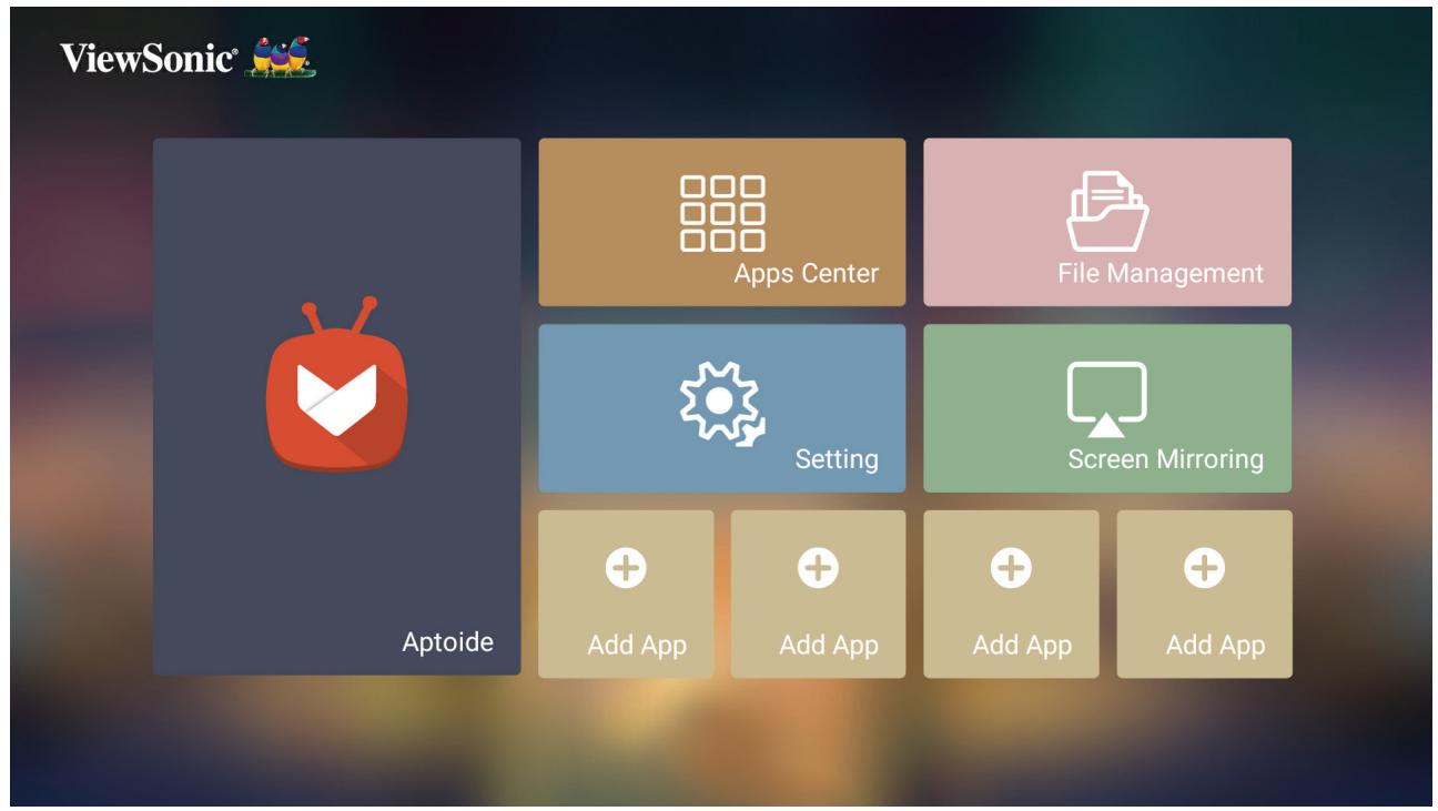 VIEWSONIC M2 - Home Screen (Écran Accueil) - 1