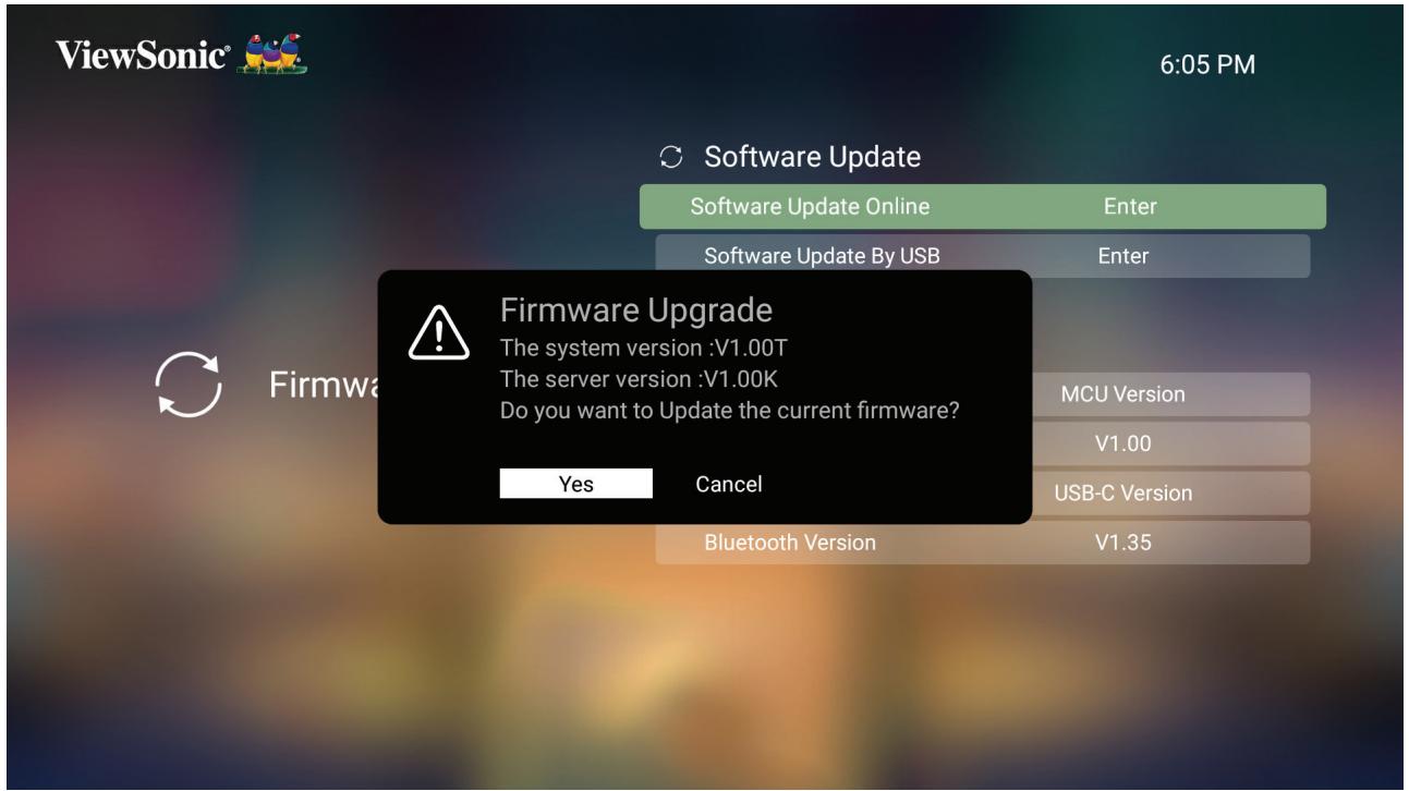 VIEWSONIC M2 - Mise à jour du firmware en ligne - 2