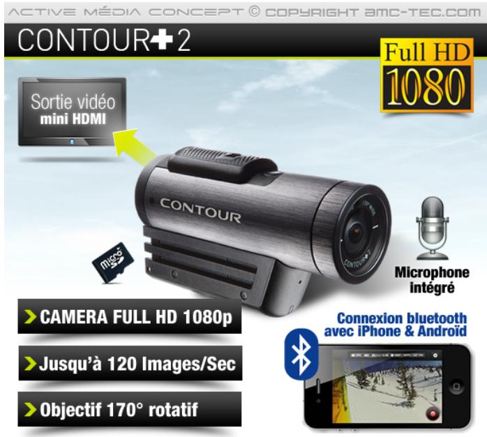 CONTOUR +2 CAMERA SPORT - Caméra sport contour plus 2 - 1