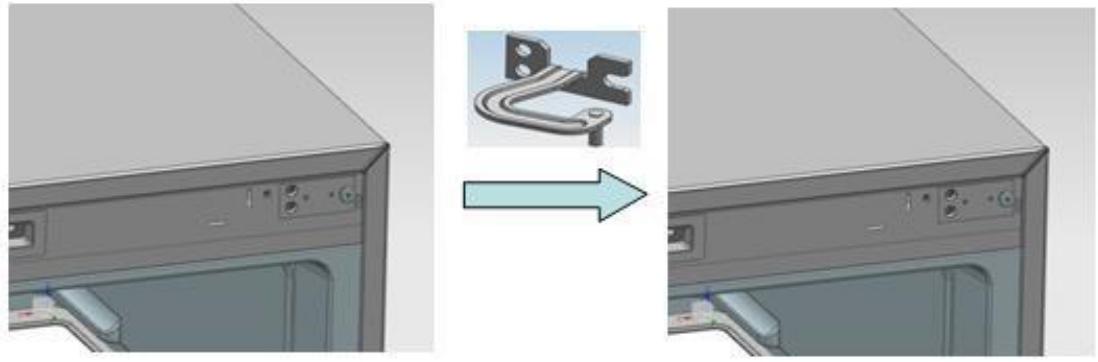 CANDY CFU 050 EN - ➢ Door right-left change - 6