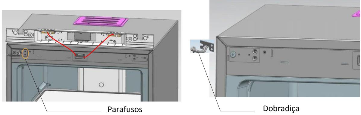 CANDY CFU 050 EN - ➢ Alterar a porta da direita para a esquerda - 3