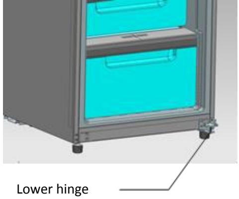 CANDY CFU 050 EN - ➢ Door right-left change - 7