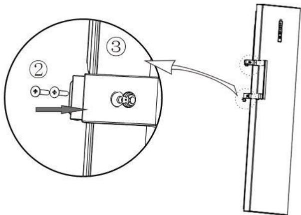 CANDY CFU 050 EN - Remove the insert pin ①. - 2